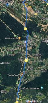 Trasa Wings for life zapora cest 4.5.2025